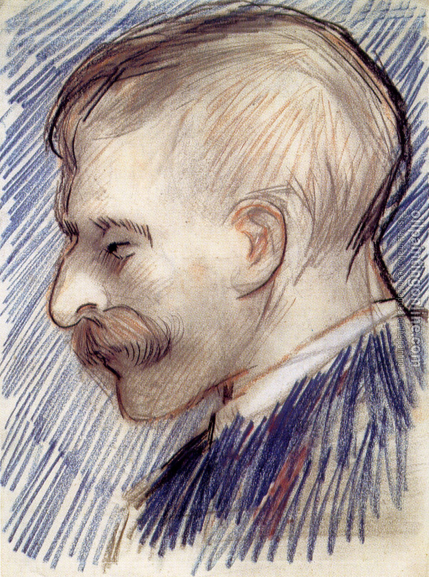 Gogh, Vincent van - Head of a Man,Probably a Portrait of Theo van Gogh